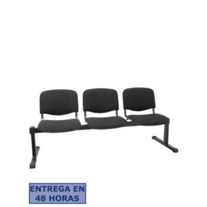 PIQUERAS Y CRESPO NOWY STYL Bancada Iso 3 plazas aran negro