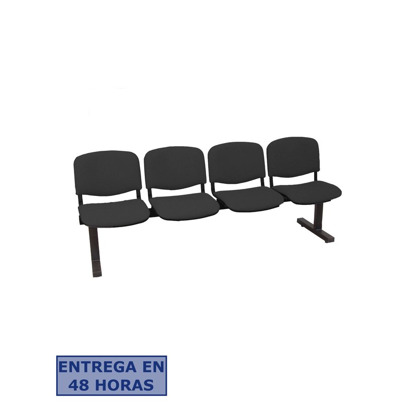 PIQUERAS Y CRESPO NOWY STYL Bancada Iso 4 plazas aran negro