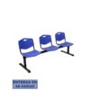 PIQUERAS Y CRESPO NOWY STYL Bancada Iso plastic 3 plazas PVC color azul