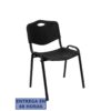 PIQUERAS Y CRESPO NOWY STYL Pack 1 sillas Iso plastic PVC negro PIQUERAS Y CRESPO NOWY STYL Pack 1 sillas Iso plastic PVC negro