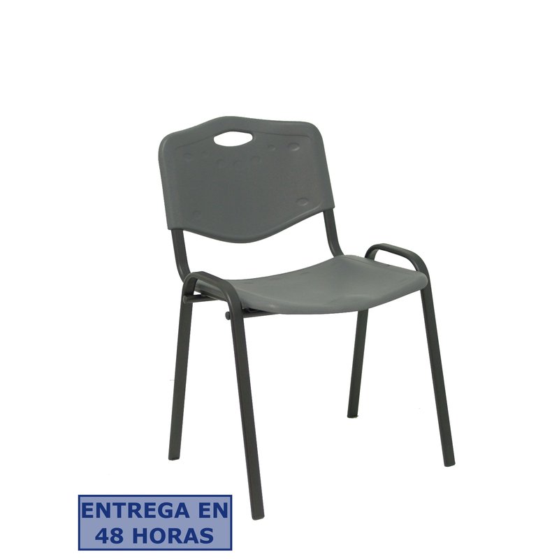 PIQUERAS Y CRESPO NOWY STYL Pack 2 sillas Iso plastic PVC gris PIQUERAS Y CRESPO NOWY STYL Pack 2 sillas Iso plastic PVC gris