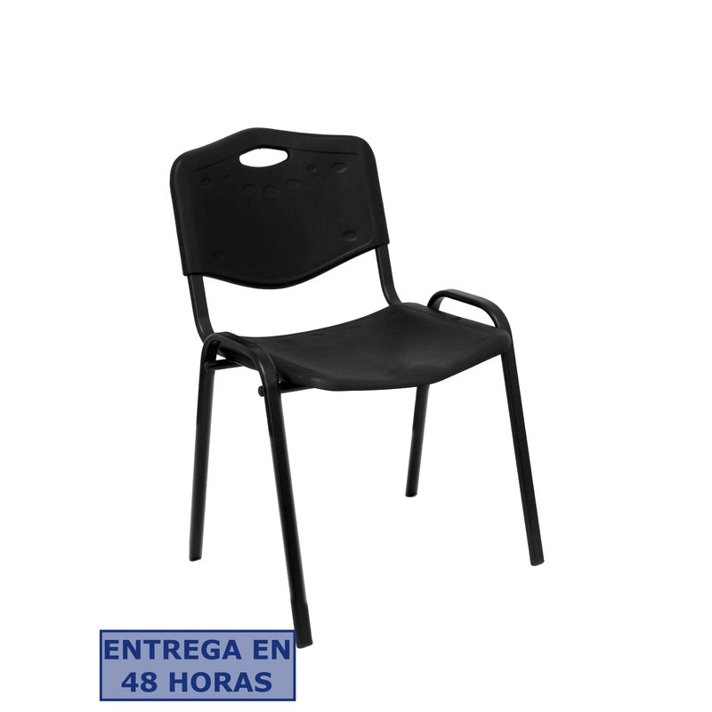 PIQUERAS Y CRESPO NOWY STYL Pack 2 sillas Iso plastic PVC negro PIQUERAS Y CRESPO NOWY STYL Pack 2 sillas Iso plastic PVC negro
