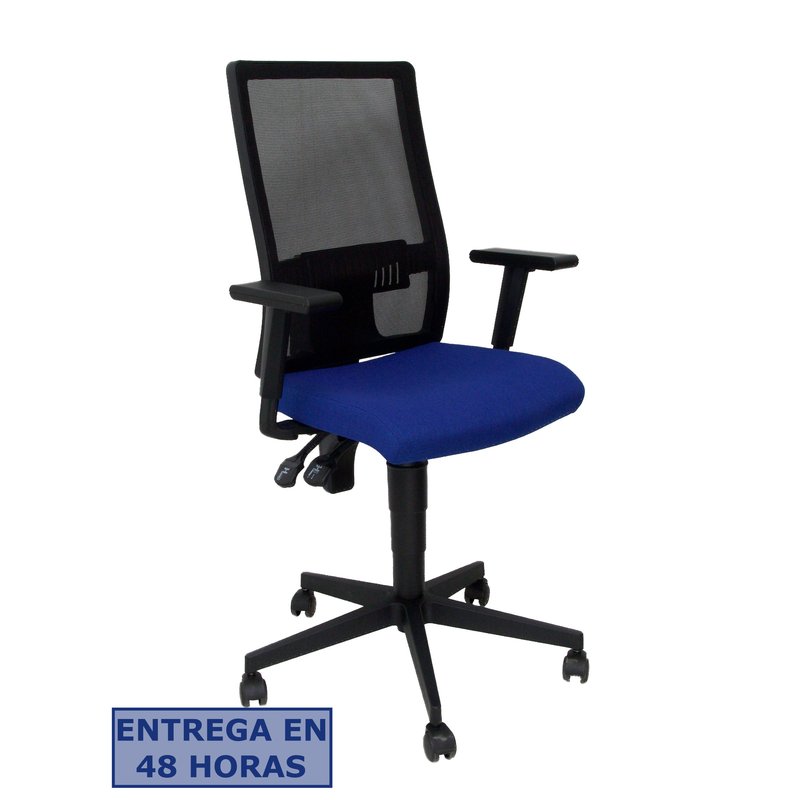 PIQUERAS Y CRESPO NOWY STYL Silla Taktik respaldo malla negro asiento aran azul
