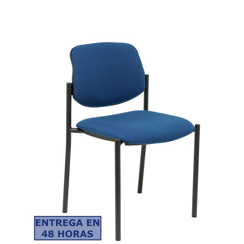 PIQUERAS Y CRESPO NOWY STYL Silla fija Styl bali azul marino chasis negro