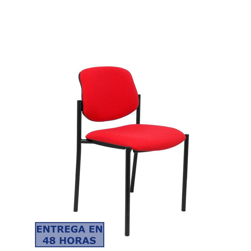 PIQUERAS Y CRESPO NOWY STYL Silla fija Styl bali rojo chasis negro