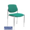 PIQUERAS Y CRESPO NOWY STYL Silla fija Styl bali verde esmeralda chasis cromo