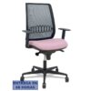 PIQUERAS Y CRESPO Silla Alares sincro malla negra bali rosa brazo regulable