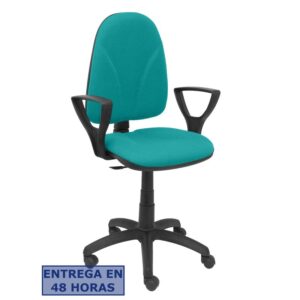 PIQUERAS Y CRESPO Silla Algarra CP bali turquesa brazos fijos