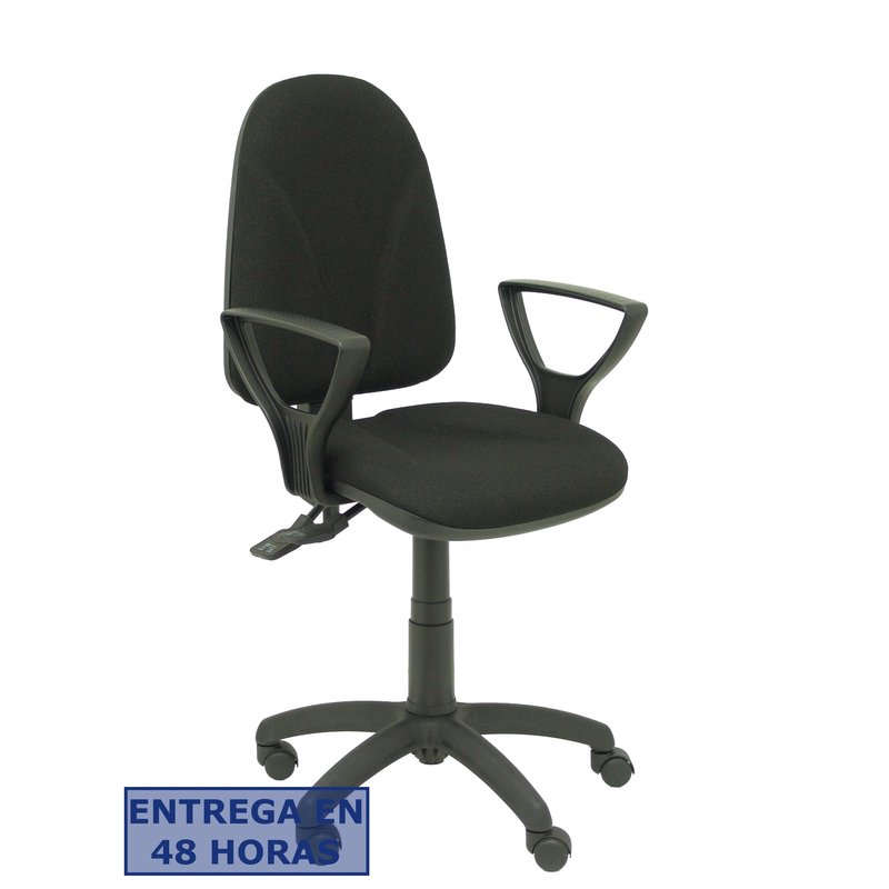 PIQUERAS Y CRESPO Silla Algarra asincro bali negro brazo fijo