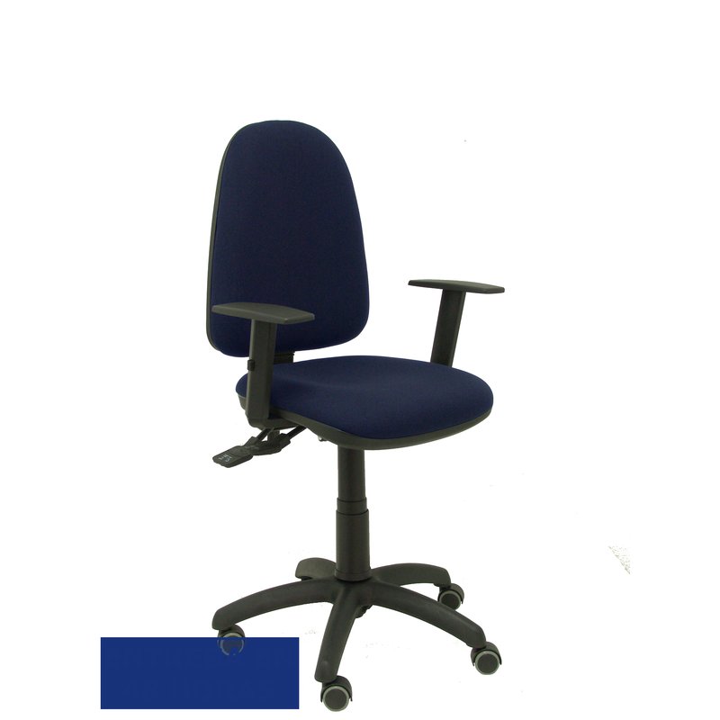 PIQUERAS Y CRESPO Silla Aýna S bali azul marino con brazos ajustables y ruedas de parque PIQUERAS Y CRESPO Silla Aýna S bali azul marino con brazos ajustables y ruedas de parque