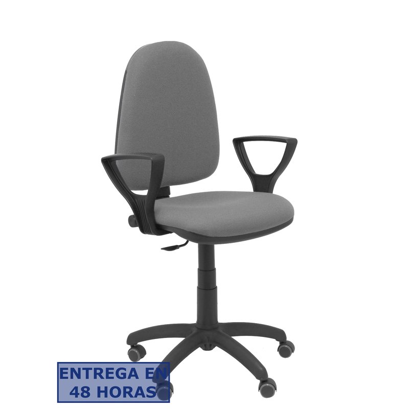 PIQUERAS Y CRESPO Silla Aýna bali gris brazos fijos ruedas de parque