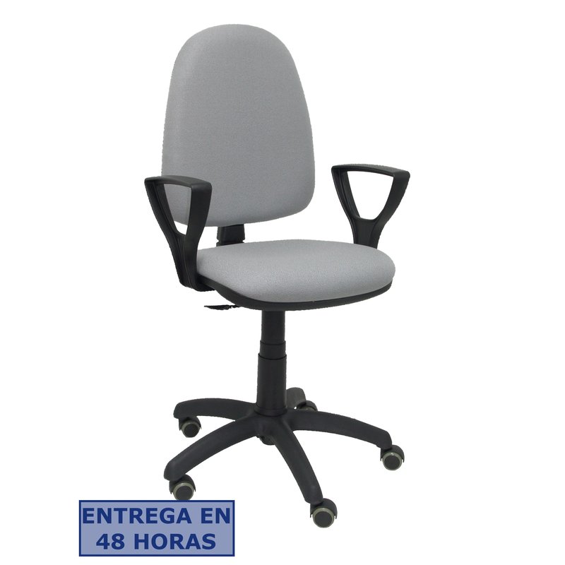 PIQUERAS Y CRESPO Silla Aýna bali gris claro brazos fijos ruedas de parque