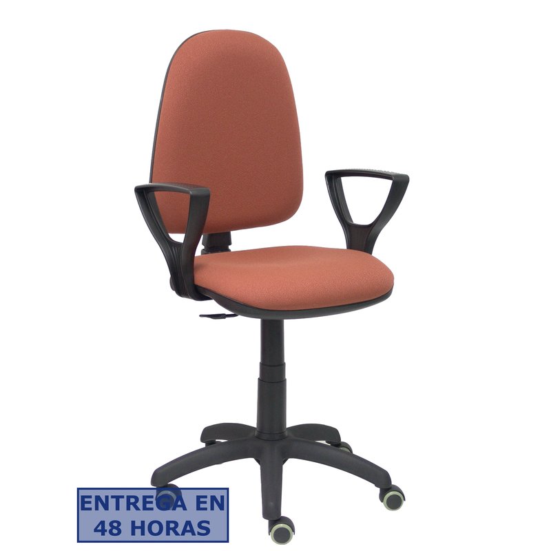 PIQUERAS Y CRESPO Silla Aýna bali marron brazos fijos ruedas de parque