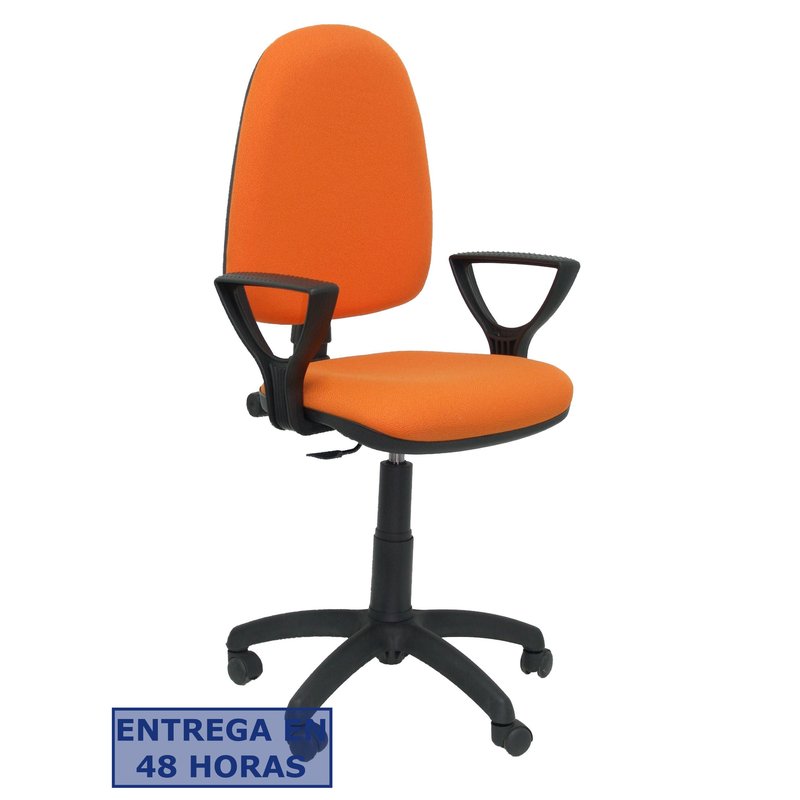 PIQUERAS Y CRESPO Silla Aýna bali naranja claro con brazos PIQUERAS Y CRESPO Silla Aýna bali naranja claro con brazos