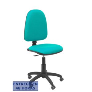 PIQUERAS Y CRESPO Silla Aýna bali turquesa ruedas de parque