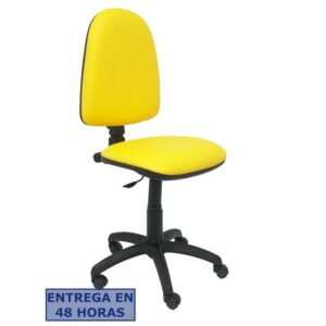 PIQUERAS Y CRESPO Silla Aýna similpiel amarillo