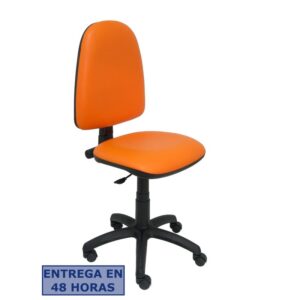 PIQUERAS Y CRESPO Silla Aýna similpiel naranja