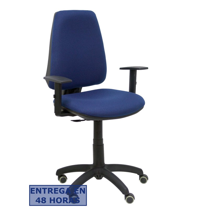 PIQUERAS Y CRESPO Silla Elche CP bali azul marino brazos regulables ruedas de parque