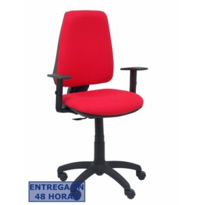 PIQUERAS Y CRESPO Silla Elche CP bali rojo brazos regulables