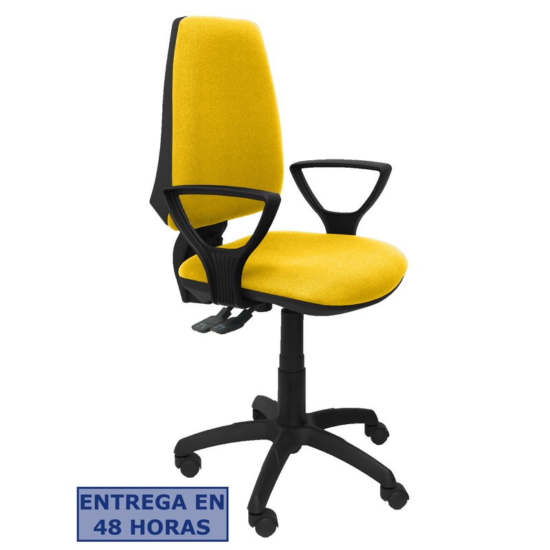 PIQUERAS Y CRESPO Silla Elche S bali amarillo brazos fijos PIQUERAS Y CRESPO Silla Elche S bali amarillo brazos fijos