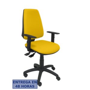 PIQUERAS Y CRESPO Silla Elche S bali amarillo brazos regulables