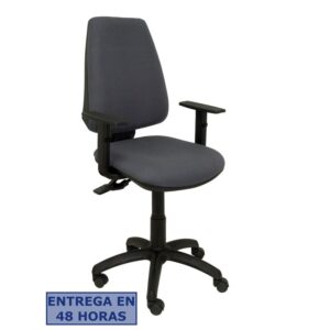 PIQUERAS Y CRESPO Silla Elche S bali color gris oscuro brazos regulables