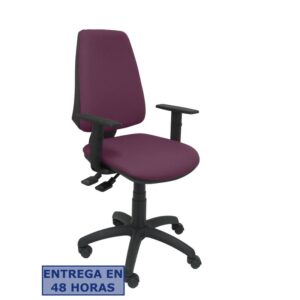 PIQUERAS Y CRESPO Silla Elche S bali morado brazos regulables
