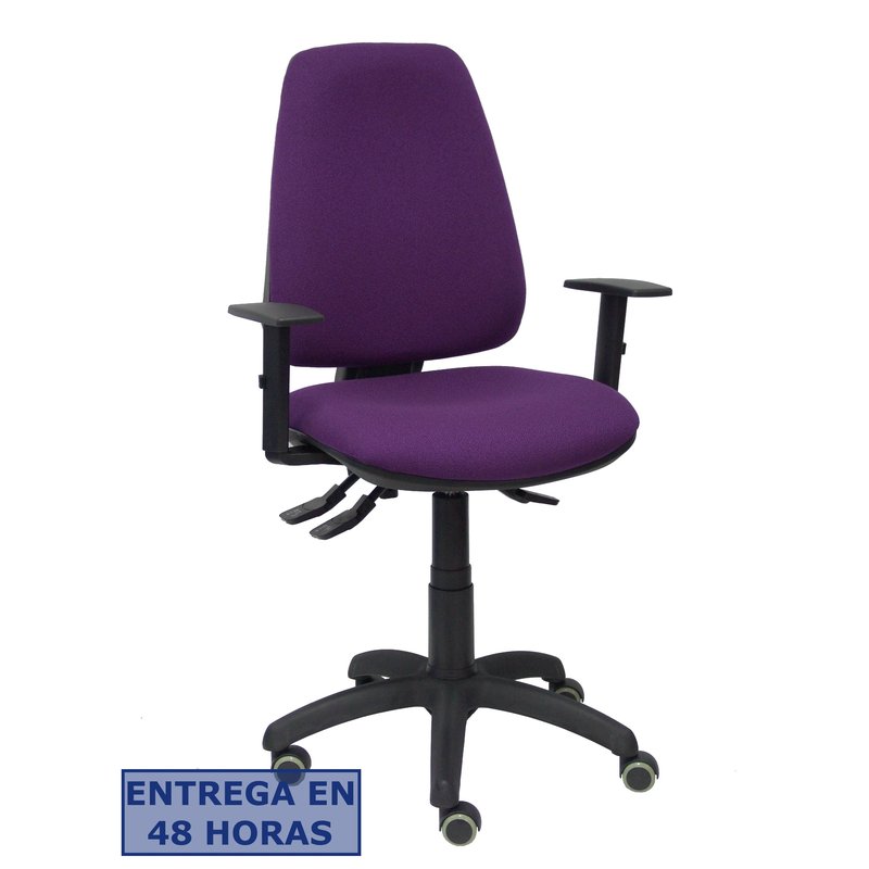PIQUERAS Y CRESPO Silla Elche S bali morado brazos regulables ruedas de parque
