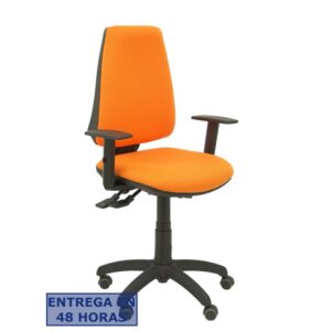 PIQUERAS Y CRESPO Silla Elche S bali naranja brazos regulables ruedas de parque