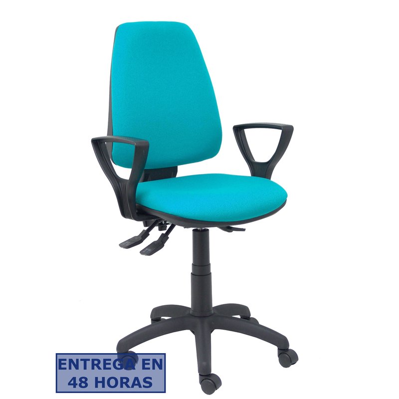 PIQUERAS Y CRESPO Silla Elche S bali turquesa brazos fijos PIQUERAS Y CRESPO Silla Elche S bali turquesa brazos fijos