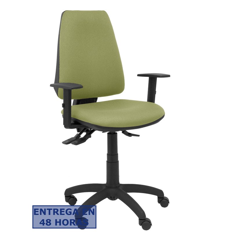 PIQUERAS Y CRESPO Silla Elche S bali verde oliva brazos regulables