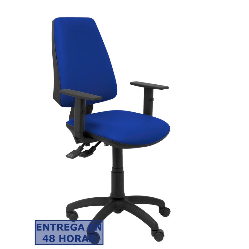 PIQUERAS Y CRESPO Silla Elche S similpiel azul brazos regulables PIQUERAS Y CRESPO Silla Elche S similpiel azul brazos regulables