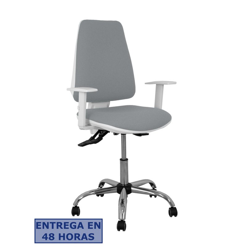 PIQUERAS Y CRESPO Silla Elche blanca asincro bali gris brazos regulables ruedas de parque PIQUERAS Y CRESPO Silla Elche blanca asincro bali gris brazos regulables ruedas de parque