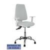 PIQUERAS Y CRESPO Silla Elche blanca asincro bali gris claro brazos regulables ruedas de parque PIQUERAS Y CRESPO Silla Elche blanca asincro bali gris claro brazos regulables ruedas de parque