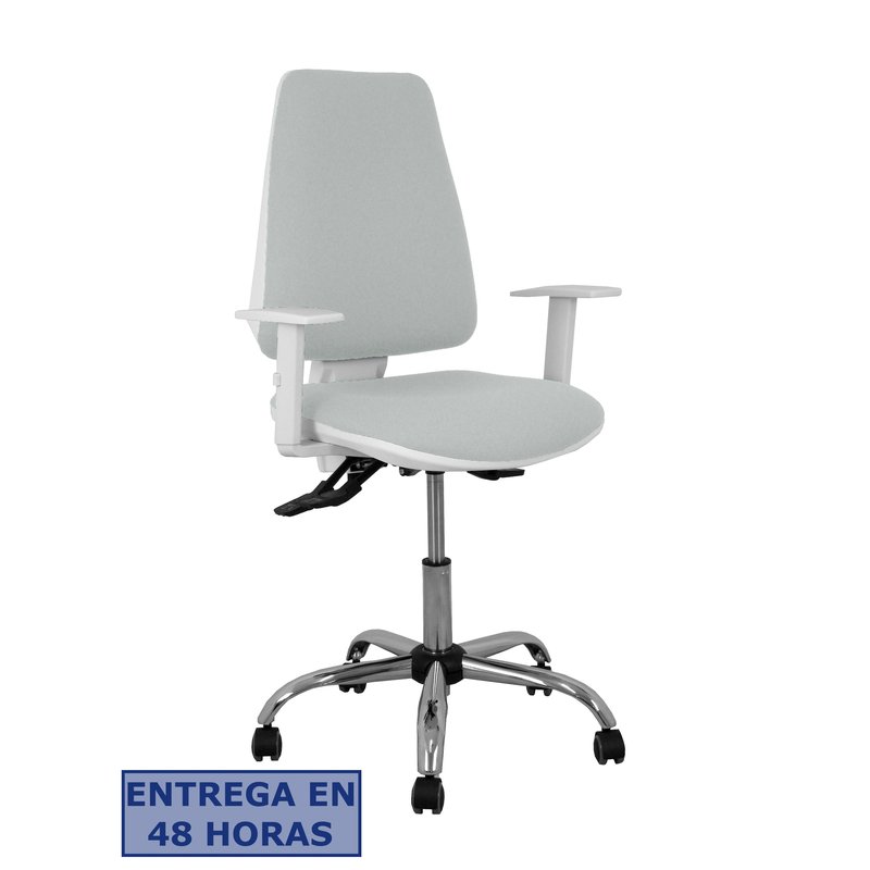 PIQUERAS Y CRESPO Silla Elche blanca asincro bali gris claro brazos regulables ruedas de parque PIQUERAS Y CRESPO Silla Elche blanca asincro bali gris claro brazos regulables ruedas de parque