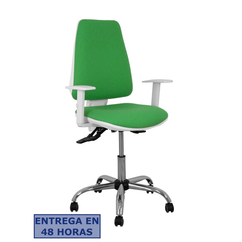 PIQUERAS Y CRESPO Silla Elche blanca asincro bali verde brazos regulables ruedas de parque PIQUERAS Y CRESPO Silla Elche blanca asincro bali verde brazos regulables ruedas de parque