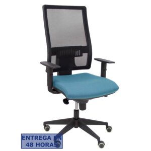 PIQUERAS Y CRESPO Silla Horna bali azul cielo brazos regulables