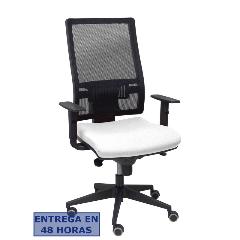 PIQUERAS Y CRESPO Silla Horna bali blanco brazos regulables