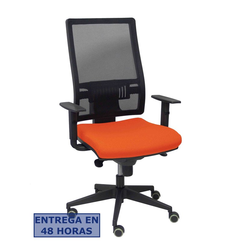 PIQUERAS Y CRESPO Silla Horna bali naranja oscuro brazos regulables PIQUERAS Y CRESPO Silla Horna bali naranja oscuro brazos regulables