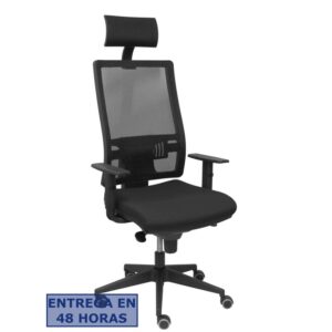 PIQUERAS Y CRESPO Silla Horna bali negro con cabecero fijo