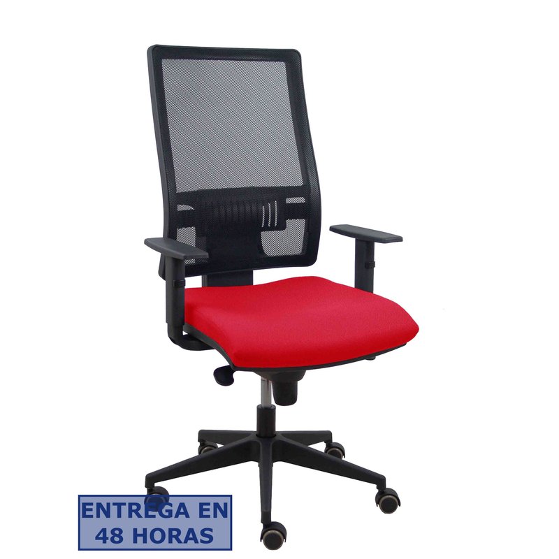 PIQUERAS Y CRESPO Silla Horna bali rojo sin cabecero