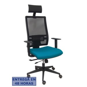 PIQUERAS Y CRESPO Silla Horna traslack bali verde petroleo brazos regulables ruedas parque y cabecero