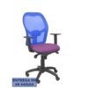 PIQUERAS Y CRESPO Silla Jorquera malla azul asiento bali lila PIQUERAS Y CRESPO Silla Jorquera malla azul asiento bali lila