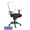 PIQUERAS Y CRESPO Silla Jorquera malla blanca asiento bali morado