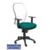 PIQUERAS Y CRESPO Silla Jorquera malla blanca asiento bali turquesa PIQUERAS Y CRESPO Silla Jorquera malla blanca asiento bali turquesa
