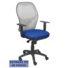 PIQUERAS Y CRESPO Silla Jorquera malla gris asiento bali azul