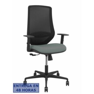 PIQUERAS Y CRESPO Silla Mardos sincro malla negra bali gris brazo regulable