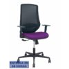 PIQUERAS Y CRESPO Silla Mardos sincro malla negra bali morado brazo regulable PIQUERAS Y CRESPO Silla Mardos sincro malla negra bali morado brazo regulable