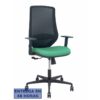 PIQUERAS Y CRESPO Silla Mardos sincro malla negra bali verde esmeralda brazo regulable