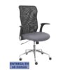 PIQUERAS Y CRESPO Silla Minaya respaldo malla negro asiento bali gris